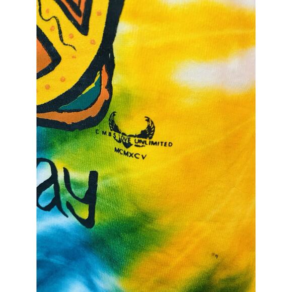 Love Unlimited Have a Nice Day Tye Dye T Shirt Size Large - Picture 5 of 8